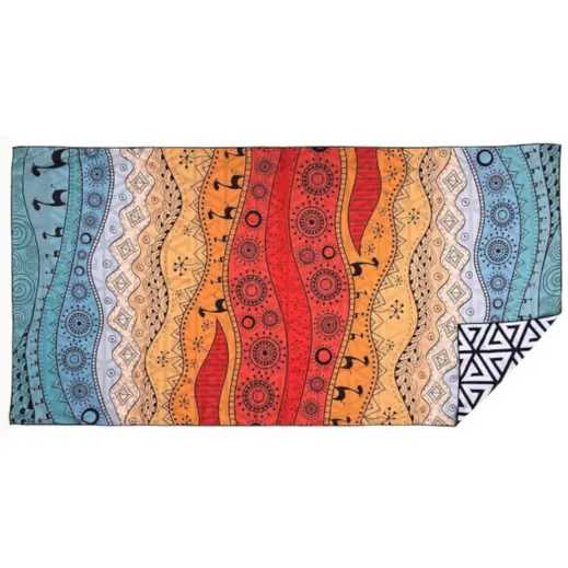 Smooth Custom Double-Sided Beach Towel - Medium Display